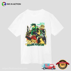 Battle Tendency Jojo's Bizarre Adventure Anime T shirt 2