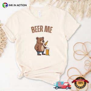 Bear Beer Funny Beer Tees, Happy Beer Drinking Day