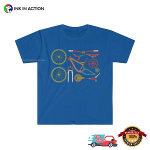 Bike Parts Retro bicycle t shirt 1
