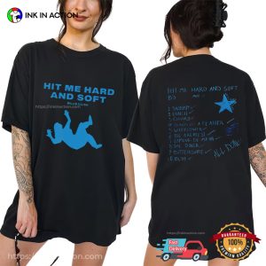 Billie Eilish Hit Me Hard And Soft Tour Tracklist T-Shirt