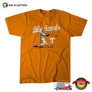 Billy Amick Billy Barrels Tennessee Baseball T shirt 4