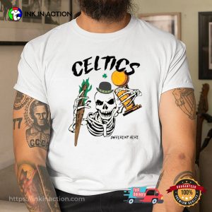 Boston Celtics Championship Skeleton Trophy Shirt