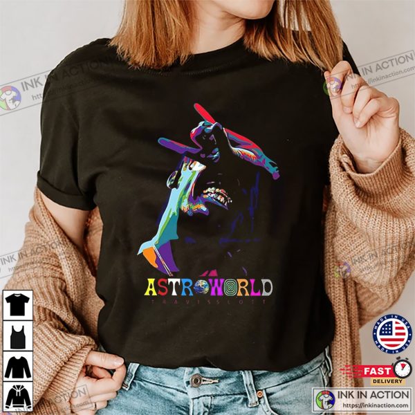 Cactus Astro World Travis Scott Graphic Tee