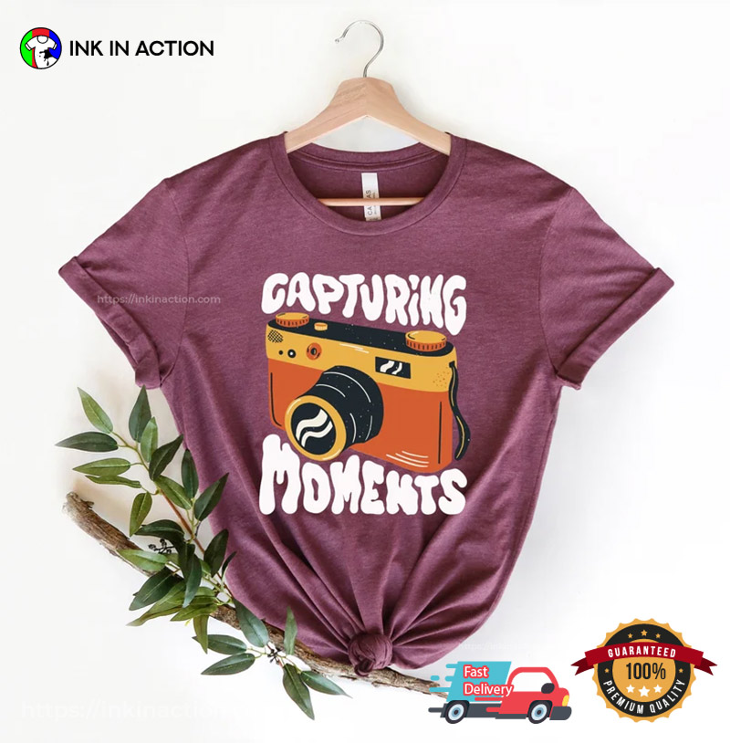Capturing Moments Comfort Colors Shirt, Perfect Gift For A Photographer