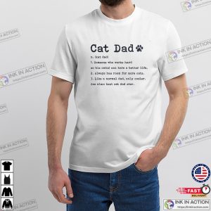 Cat Dad Definition T-shirt