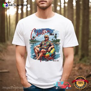 Chillin Like A Felon Summer Vibes Trump 2024 Funny T shirt 3