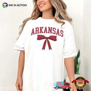 Coquette Arkansas Comfort Colors T-shirt, Arkansas Razorbacks Baseball Merch
