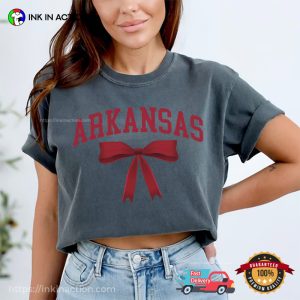 Coquette Arkansas Comfort Colors T shirt, arkansas razorbacks baseball Merch 3