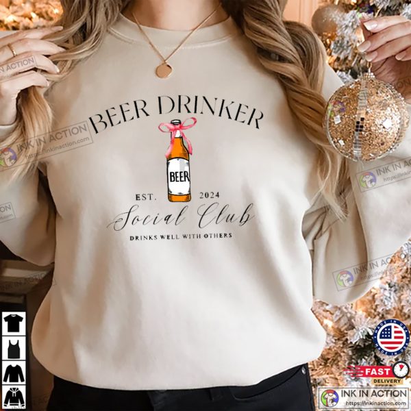 Coquette Beer Drinker Social Club 2024 T-shirt