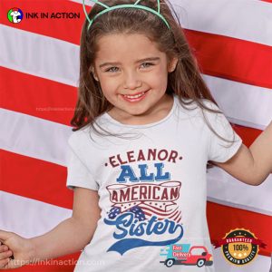 Customized All American Sister Family Matching T shirt 3