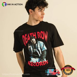 DEATH ROW RECORDS Snoop Dogg Graphic T-shirt