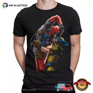 Deadpool vs Wolverine X Men T-Shirt