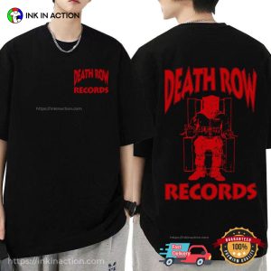 Death Row Records Hip Hop 2 Sided T-shirt