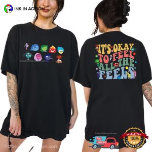 Disney Inside Out It’s Okay To Feel All The Feels Shirt