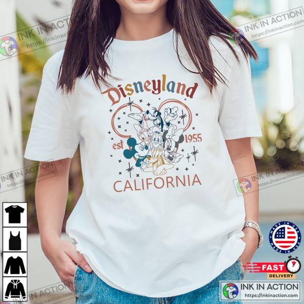 Disneyland California Est 1955 VIntage Family Vacation T-shirt