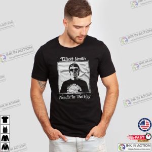 Elliott Smith Needle In The Hay Vintage Music Song Graphic T shirt 2