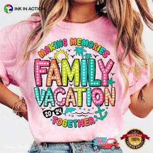 Family Vacation 2024 Making Memories Together Comfort Colors Tee 1