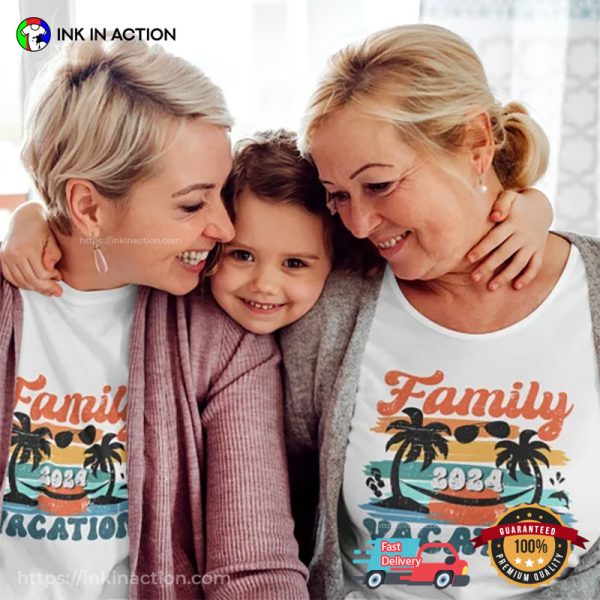 Family Vacation Beach 2024 Unisex T-shirt