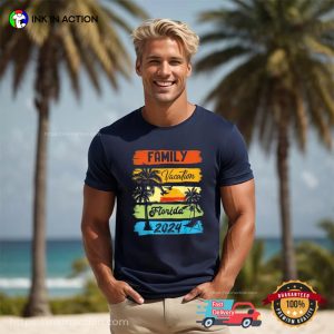 Family Vacation Florida 2024 Unisex T shirt 2