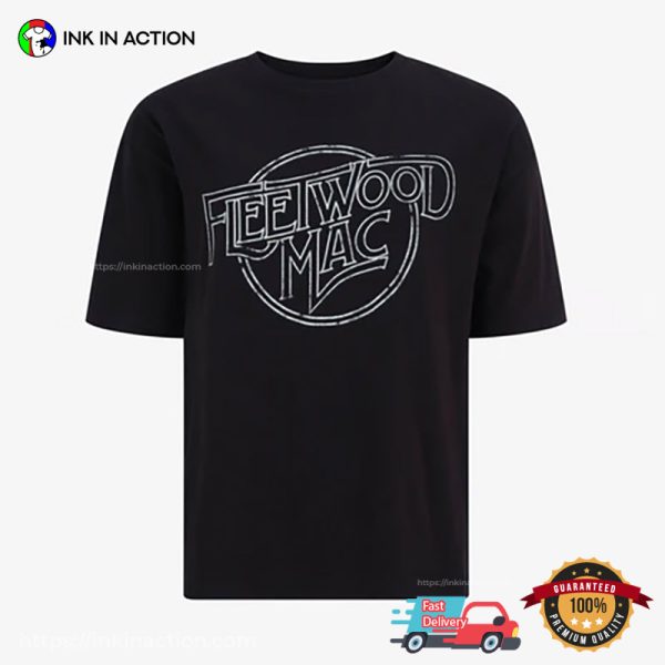 Fleetwood Mac Retro 90s Rock Band T-shirt