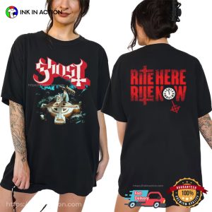 Ghost Rite Here Rite Now Concert 2 Sided T shirt