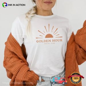 Golden Hour Social Club Comfort Colors Photography Shirt