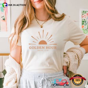 Golden Hour Social Club Comfort Colors Photography Shirt