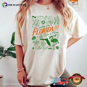 Greetings From Florida Taylor And Florence Comfort Colors T shirt 2