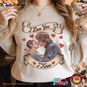 Han Solo And Princess Leia Star Wars Couple T shirt 2