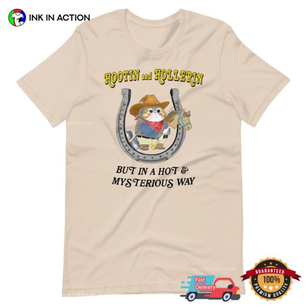 Hootin And Hollerin Adorable Cowboy Hamster T-shirt