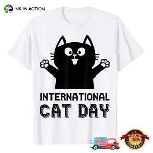 International Cat Day T shirt 3