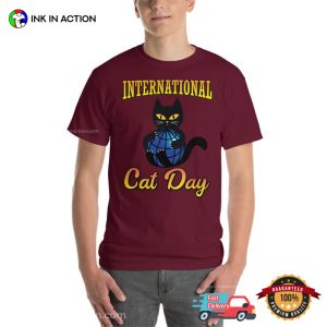 International Cat Day, global cat day T shirt 2