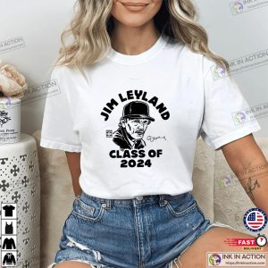 Jim Leyland 2024 Inductee Illustrated Image Unisex T-shirt