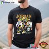 Jordan Love Football Star Collage 90s Style Tee Shirt