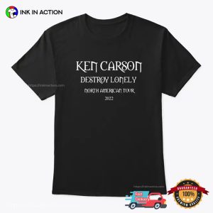Ken Carson Destroy Lonely North American Tour 2022 Schedules T shirt 2