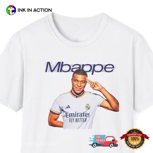 Latest Kylian Mbappé Real Madrid Graphic T Shirt 3