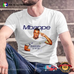 Latest Kylian Mbappé Real Madrid Graphic T-Shirt