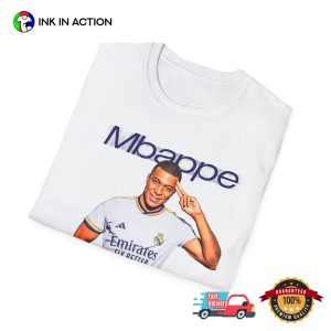 Latest Kylian Mbappé Real Madrid Graphic T Shirt 4