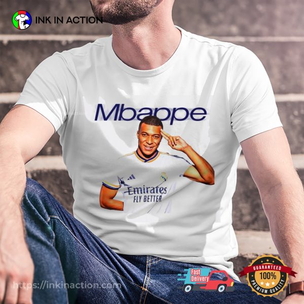Latest Kylian Mbappé Real Madrid Graphic T-Shirt