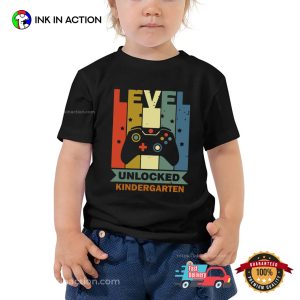 Level Unlocked Kindergarten Vintage Shirt, first day of kindergarten outfit 1