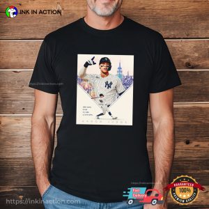 MLB Aaron Judge Yankees Career Graphic T shirt 2