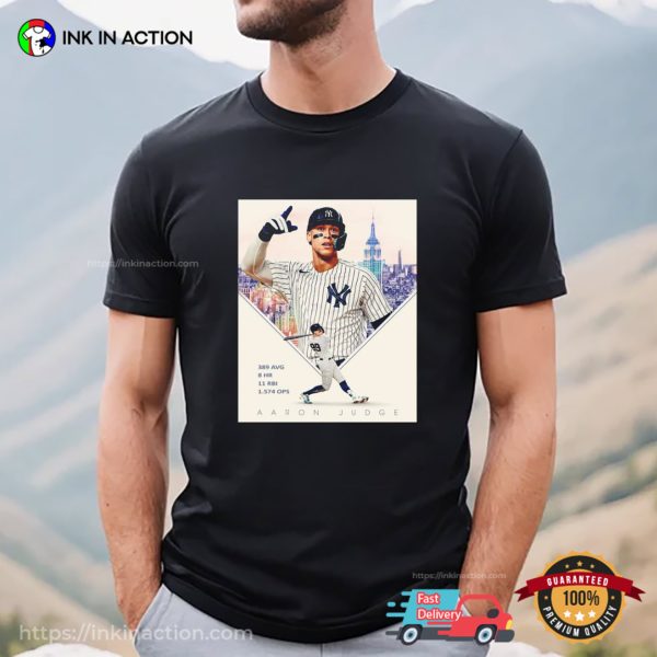 MLB Aaron Judge Yankees Career Graphic T-shirt