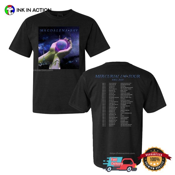 Magdalena Bay Mercurial US Tour Fall 2022 2 Sided Tee
