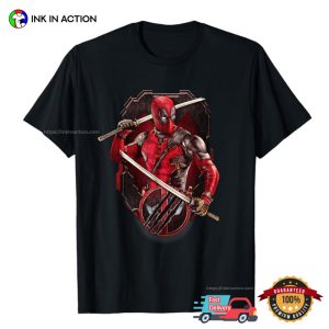 Marvel Deadpool & Wolverine Battle T shirt 3