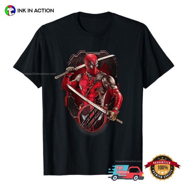 Marvel Deadpool & Wolverine Battle T-shirt