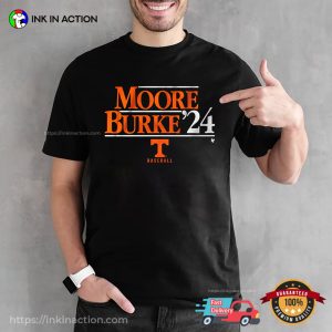 Moore Burke 2024 Tennessee Baseball T-shirt