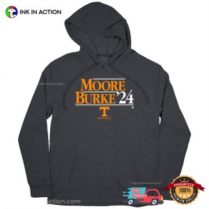 Moore Burke 2024 Tennessee Baseball T shirt 3