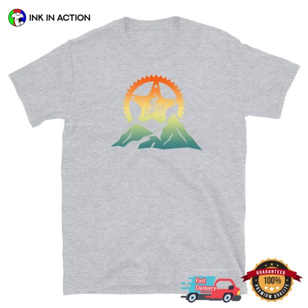 Mountain Bike Rider Art Tee