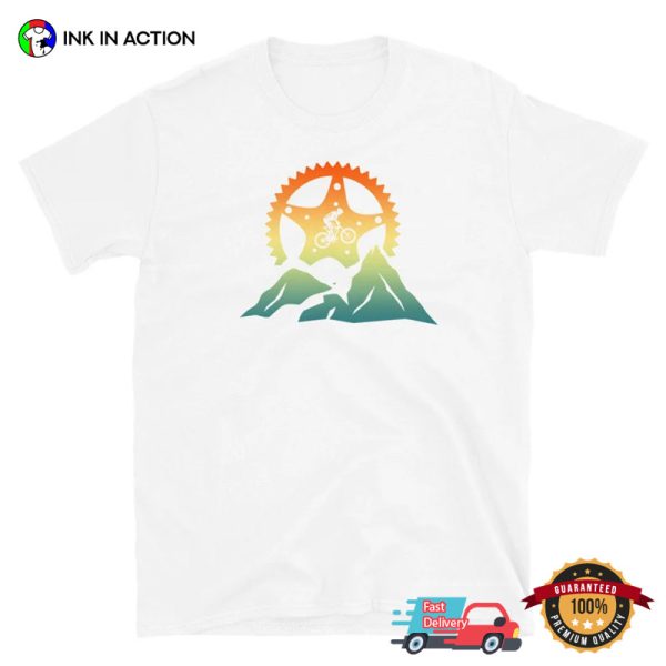 Mountain Bike Rider Art Tee