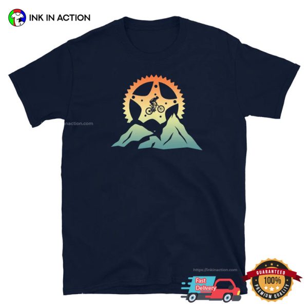 Mountain Bike Rider Art Tee